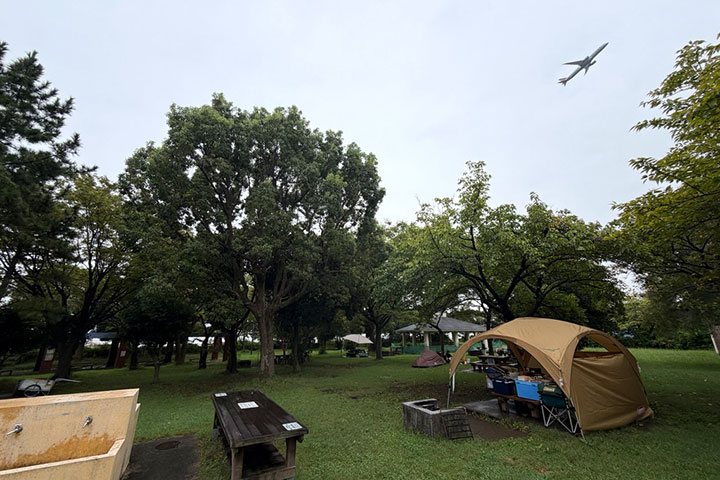 城南島海浜公園キャンプ場
