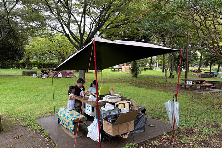 城南島海浜公園キャンプ場